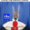 White ChitraLi Cap Markhor Feather