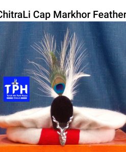 White Chitrali Cap Markhor Feather