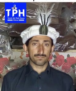 White ChitraLi Cap Feather