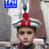 White ChitraLi Children Cap Markhor Fea