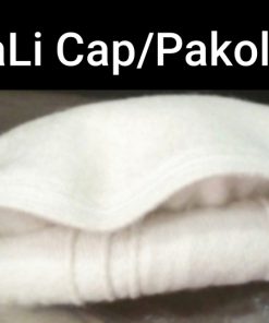 White Chitrali Cap/ Pakol/ Topi