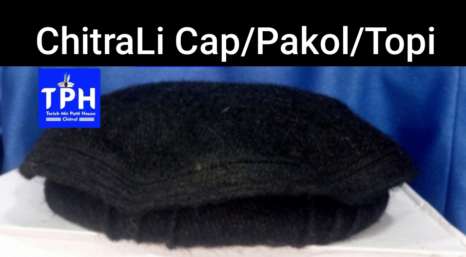 Black Chitrali Cap