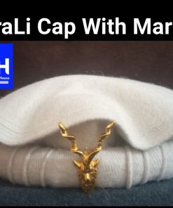 White Chitrali Cap With Markhor