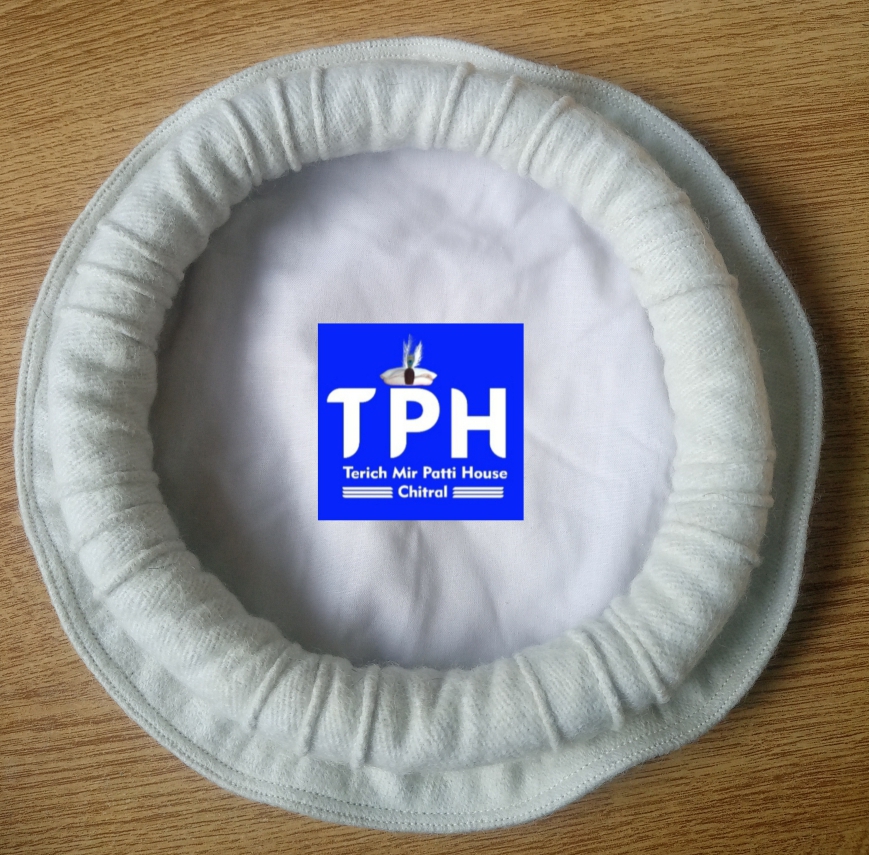 White ChitraLi Cap/Pakol/Topi - Image 3