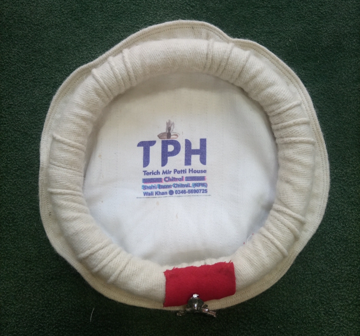 White ChitraLi Children Cap Markhor Fea - Image 3